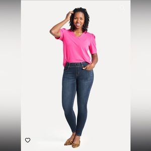Betabrand Yoga Denim 4 Pocket Skinny Jean Women’s Medium